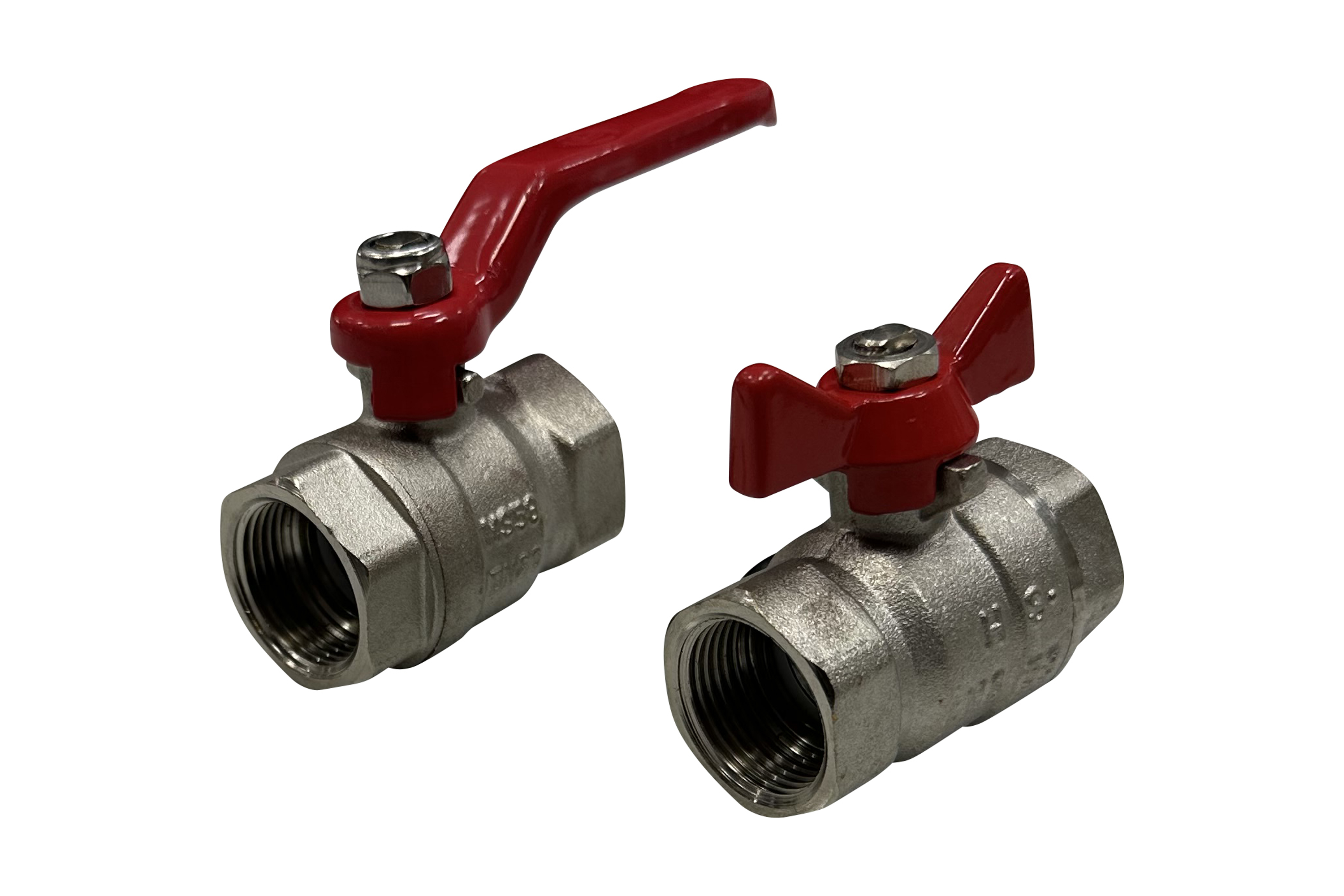 Kugelhähne 2-teilig, voller Durchgang, kurze Bauform - IG/IG