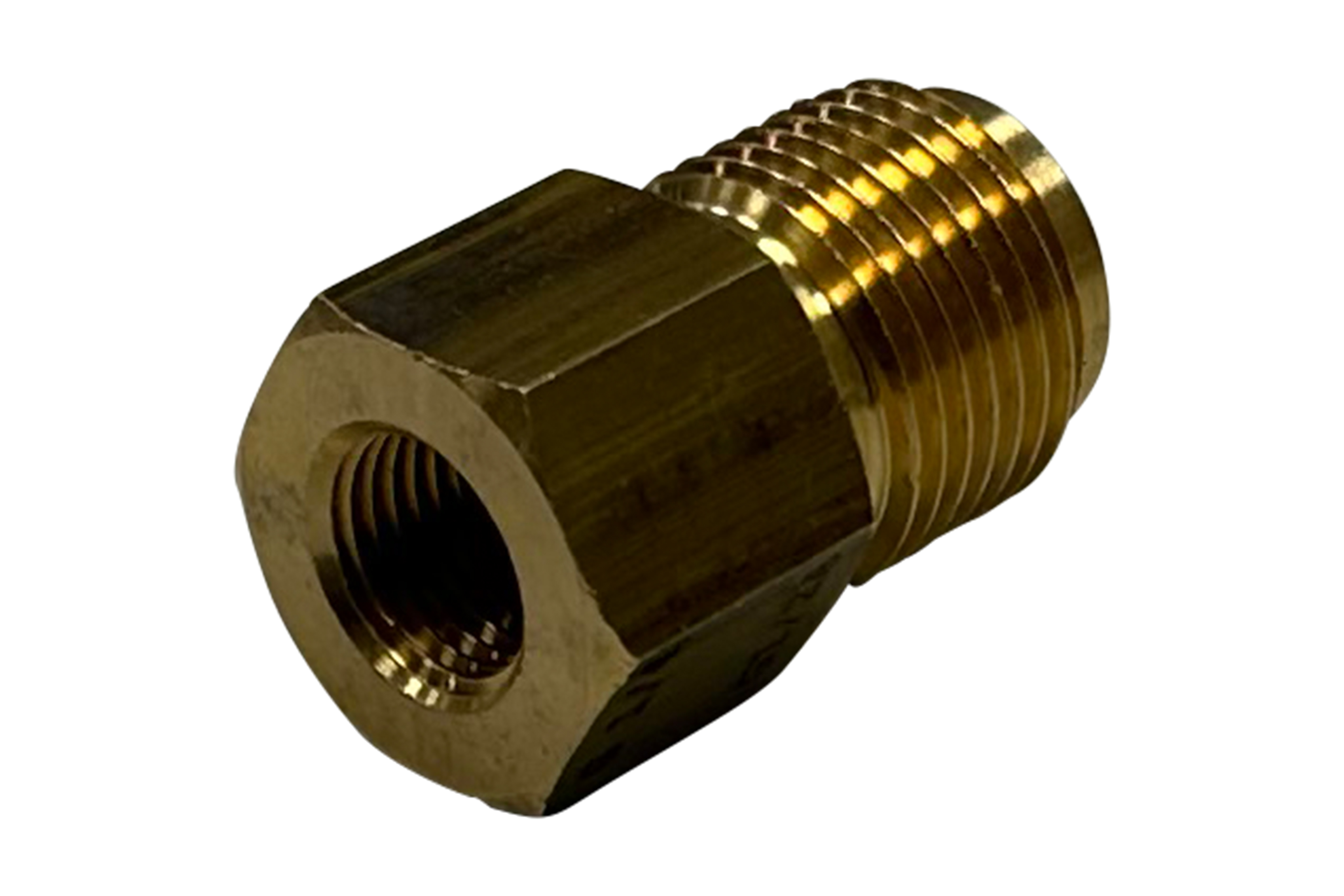 Manometer-Anschlußstück 910.14
G1/4''IG / G1/2''AG