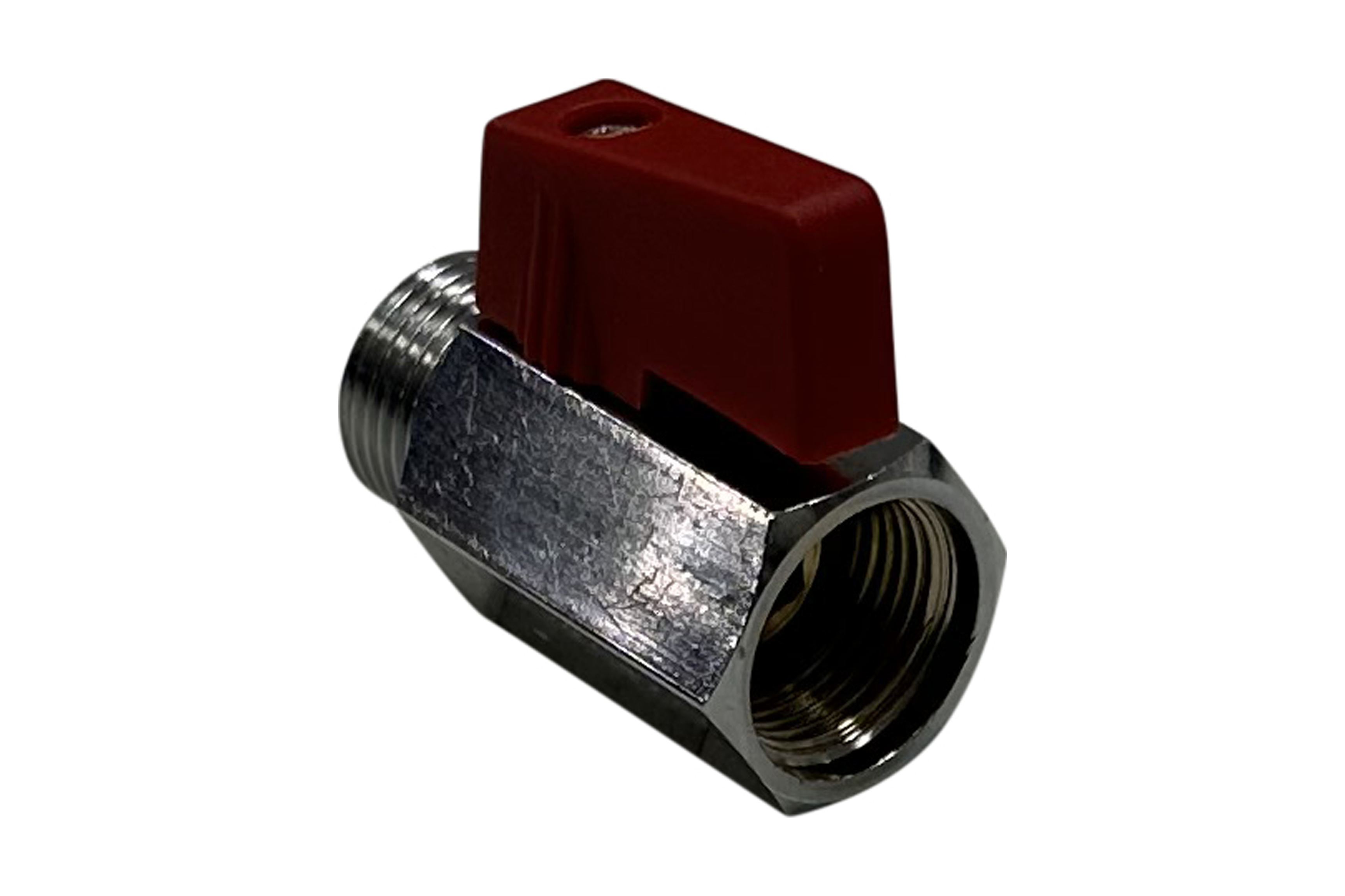 Mini-Kugelhahn
R3/8''IG / R3/8''AG