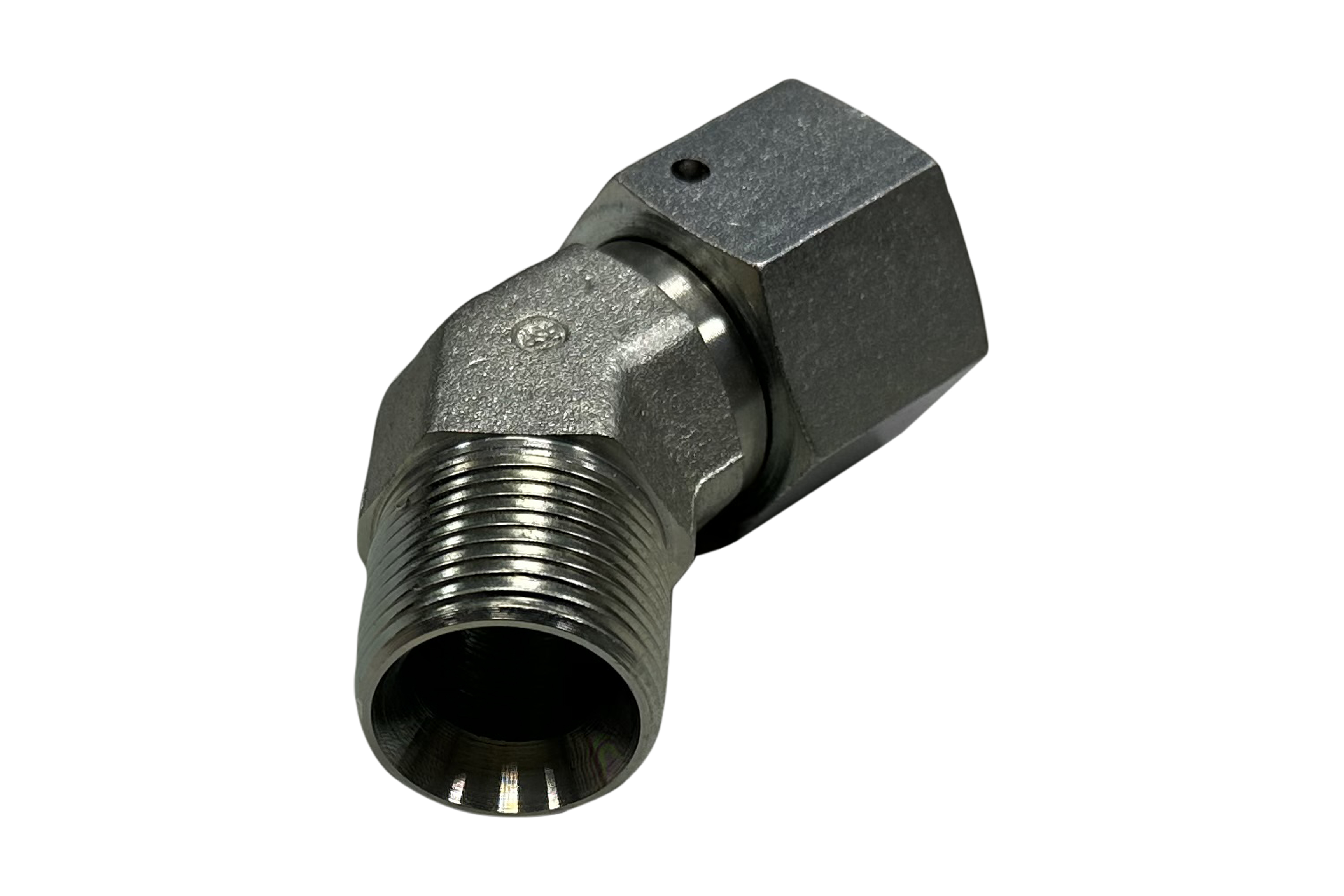 Einstellbarer Winkelstutzen 45°
bds. 1/4''BSP Einstellbarer Winkelstutzen 45°
bds. 1/4''BSP