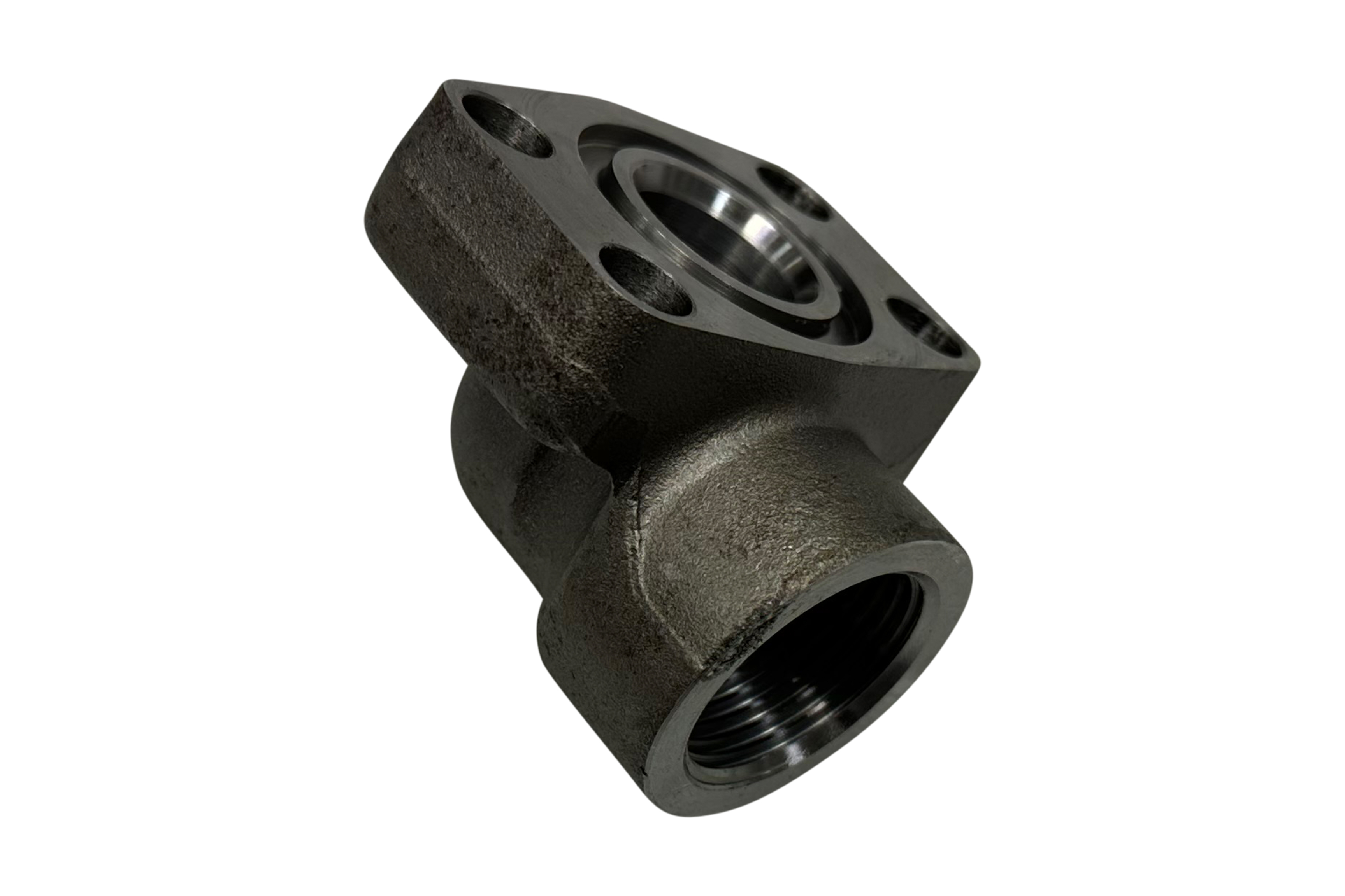 SAE-Einschraubflansch 90° 3/4'' 6000PSI
