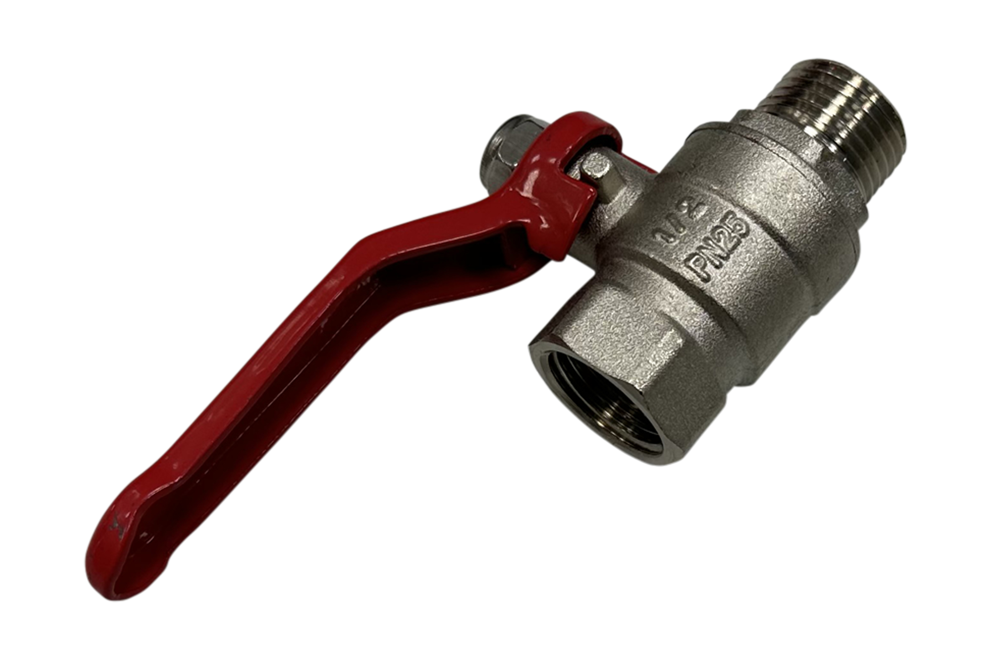 Kugelhähne 2-teilig, voller Durchgang, kurze Bauform - IG/AG