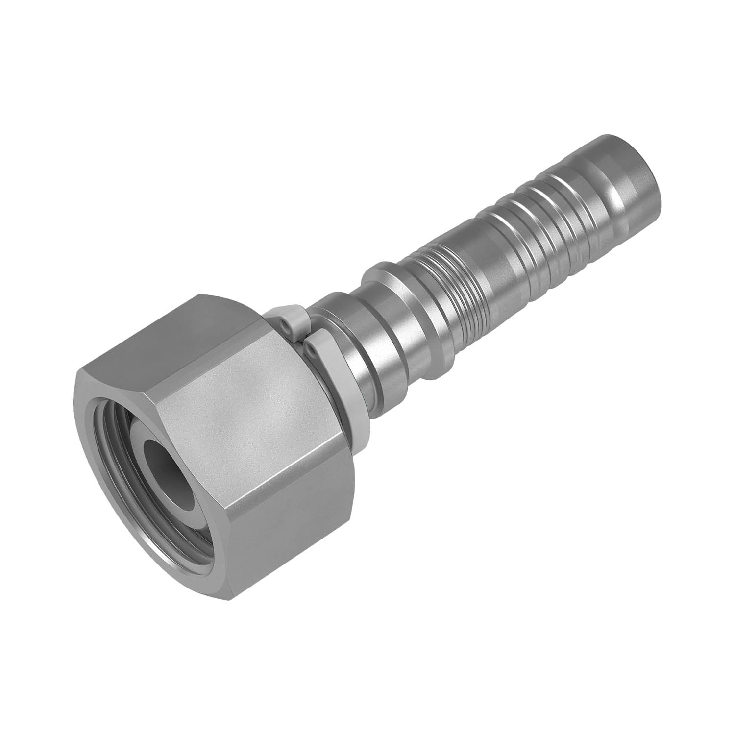 Pressnippel - Interlock - schälen -  4SH - R13/R15 Zink-Nickel